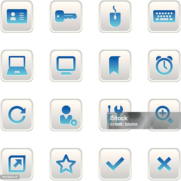 Web Icons Set Bouton Vecteurs libres de droits et plus d'images vectorielles de Affaires - Affaires, Affaires d'entreprise, Agenda