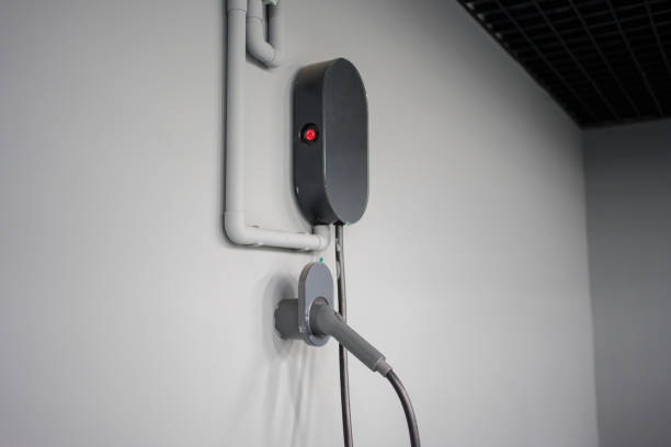 istock Electric vehicle charging pile 1492604867