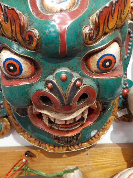 istock Buddhist mask at Paro Valley Bhutan 1492607962
