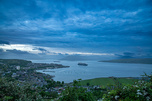 Mein Schiff 3 arrive this morning Greenock from Lyle hill Inverclyde Scotland United Kingdom  23/05/2023