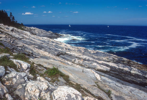 Pemaquid Point - Rocky Shore - 1985