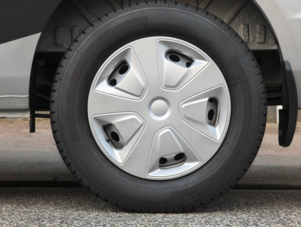 New tire and hubcap from the small van