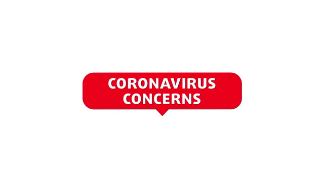 Coronavirus concerns