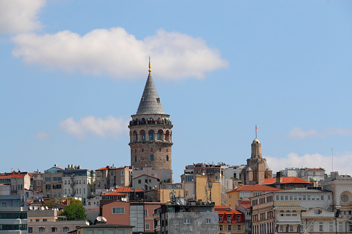 Istanbul Galata Tower in City View