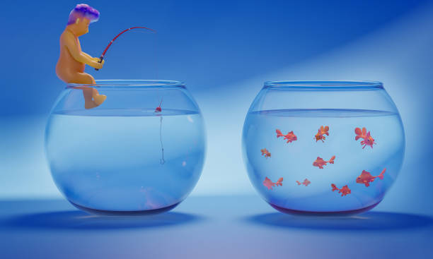 istock Sad fisherman making the wrong choice 1492622910