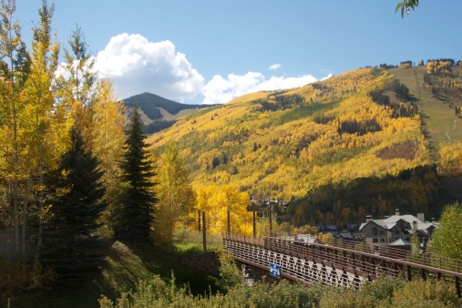 Vail Colorado in the fall.