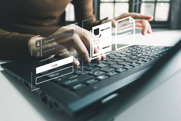 istock Verification of information with otp password or 2FA, Internet security, online financial transaction, 2-step verification, confirm transaction and identity. 1492625245