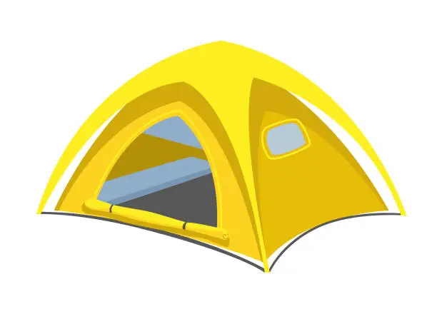 Vector illustration of camping tent