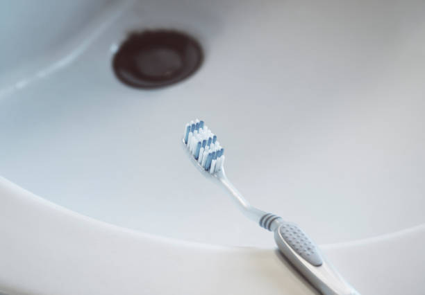 toothbrush stock photo