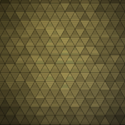 Reflective Triangle Pattern Equally Sized Triangles Striped Pattern With Golden 3d Reflection ...
