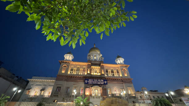 istock night view of beautiful gurudwara 1492636928