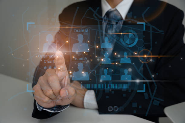istock Human resources or human resource management, target darts focus on the requirement, employee for human development recruitment Leadership and customer target.resume, interview, AIM, competence 1492642942