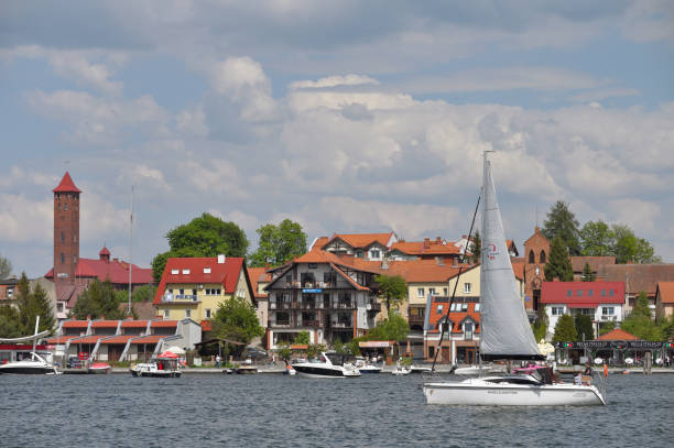 mikolajki, polonia - masuren foto e immagini stock