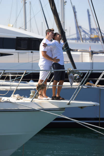 istock Gay couple at seaside 1492643411