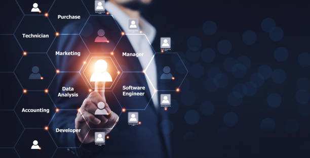 istock HR management Human Resources  Recruitment Employment Headhunting Concept, Human Resources HR Organization. 1492647571