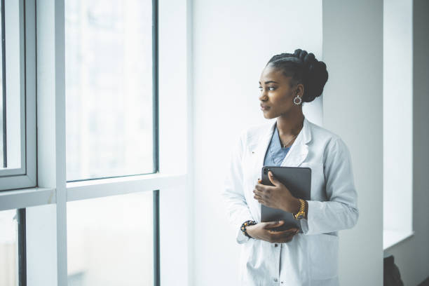istock Beautiful female doctor 1492649579