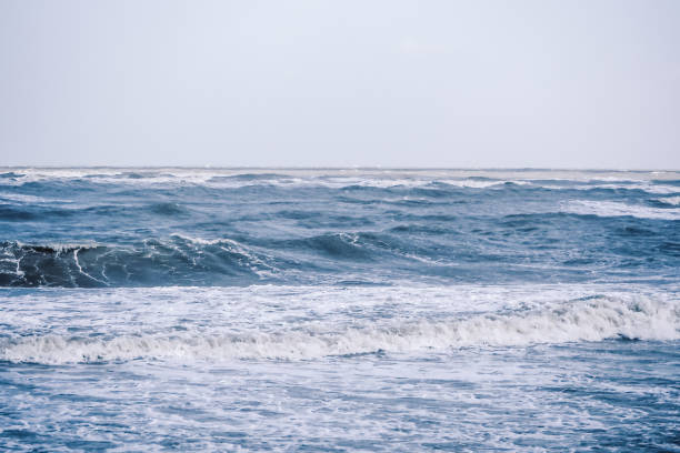 istock Ocean surface wave seamless. Underwater cartoon liquid pattern river and sea background .summer and emotional idea 1492650843