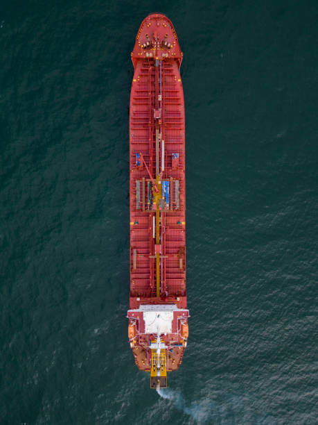 istock Aerial view of Large general cargo ship bulk carrier 1492651428