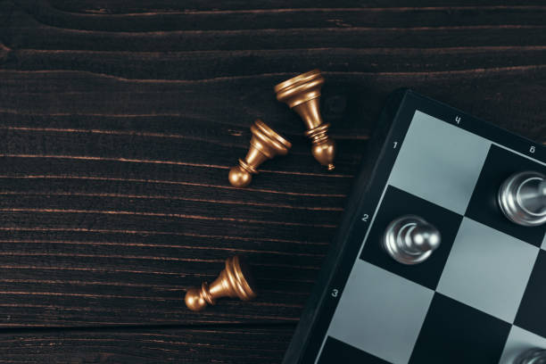 istock chess piece on chess board game for ideas, challenge, leadership, strategy, business, success or abstract concept. 1492661364