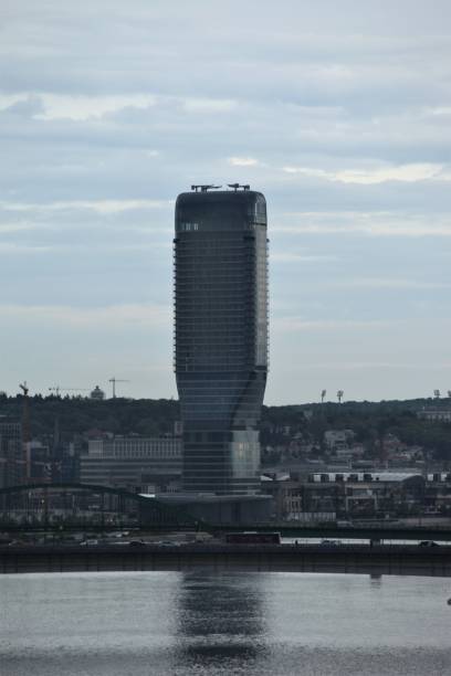 istock Tower in Belgrade on the water 1492661380