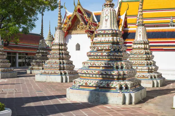 Photo of Wat Po (Wat Pho), Temple of Reclining Buddha popular tourist attraction in Bangkok , Thailand