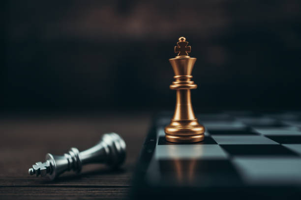 istock chess piece on chess board game for ideas, challenge, leadership, strategy, business, success or abstract concept. 1492663684