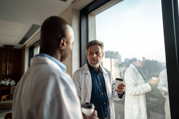 istock Doctors talking in the hospital 1492669123