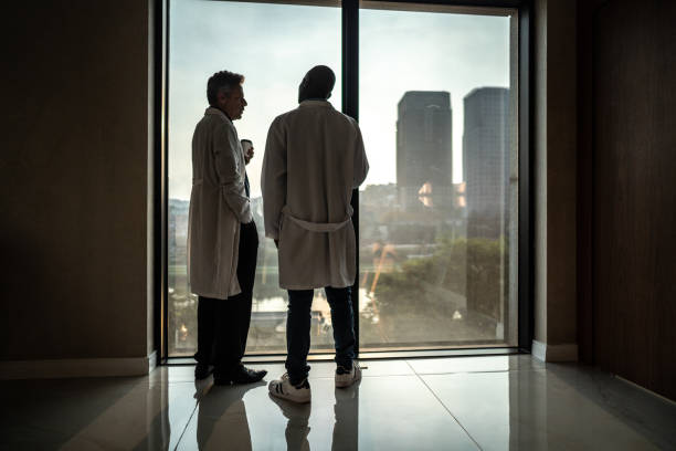 istock Doctors talking in the hospital 1492672172
