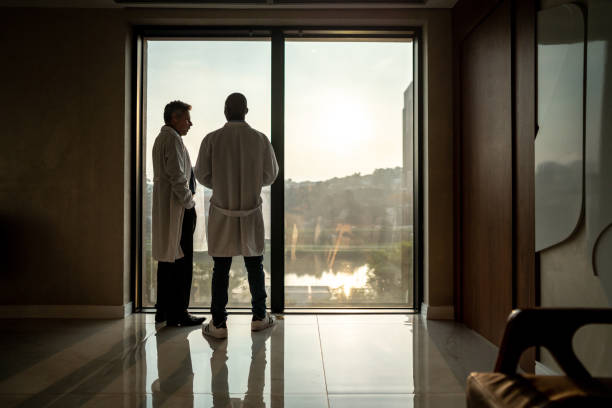 istock Doctors talking in the hospital 1492672197