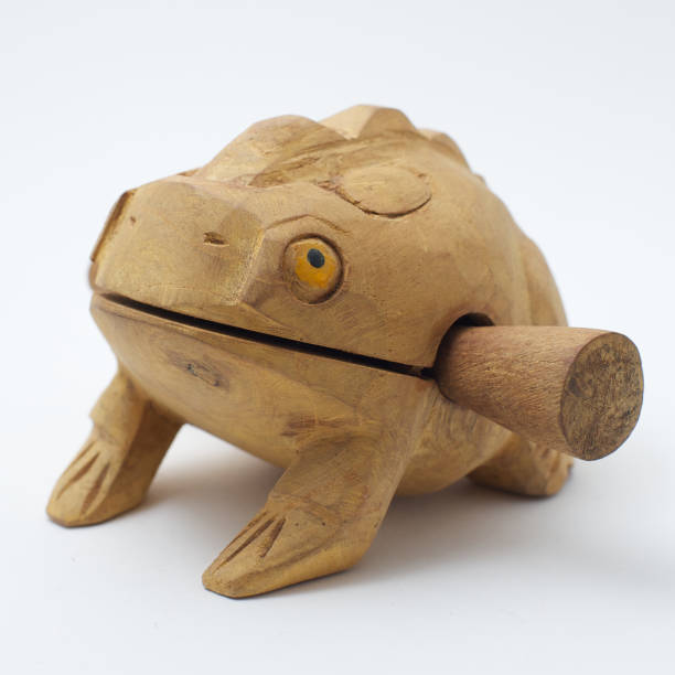 istock Wooden toy frog 149267681