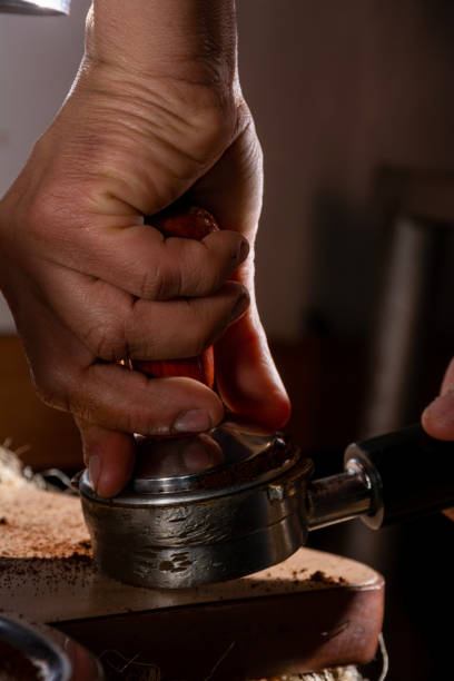 istock coffee maker machine making espresso and cappuccino , colombian coffee 1492684080