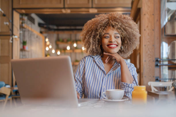 istock Female freelancer thinking about new ideas 1492705285