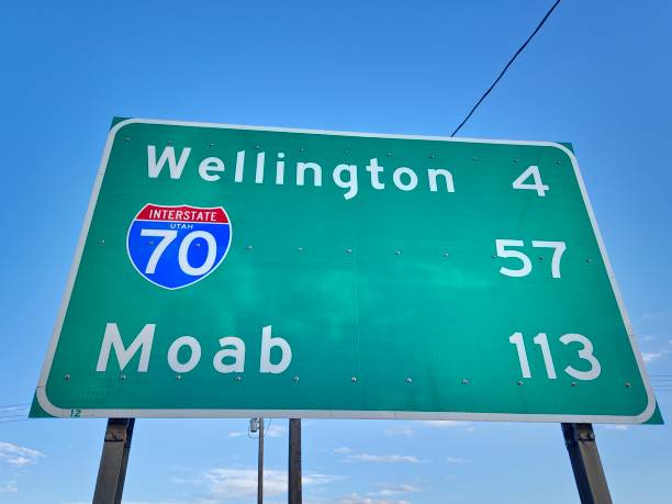istock Wellington/Moab Road Sign. US Highway 6 1492707911