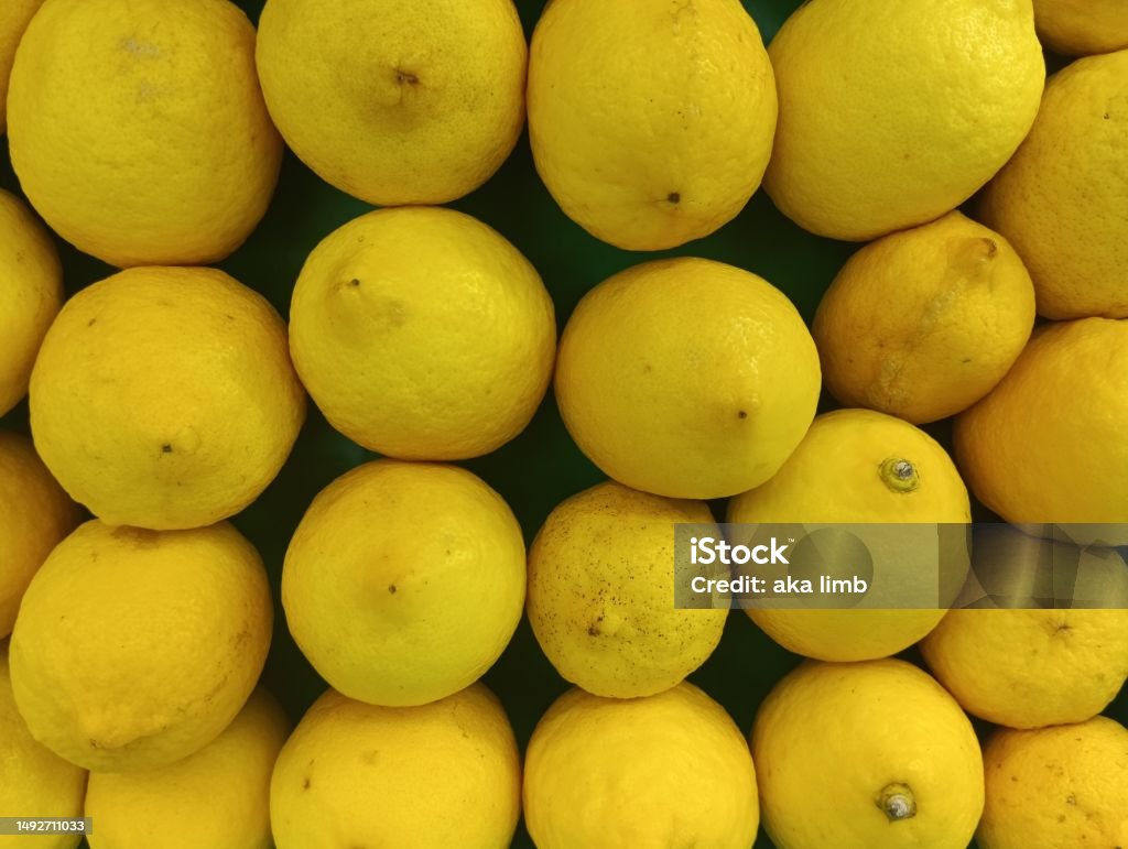 fresh lemons fresh lemon sold in the shop Agriculture Stock Photo