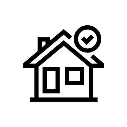 Real Estate Line icon, Design, Pixel perfect, Editable stroke. Logo, Sign, Symbol.