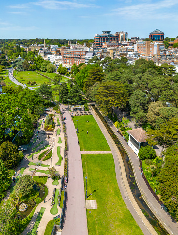 Bournemouth Gardens from above