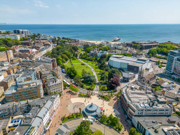 istock Over Bournemouth Square towards the sea 1492715823