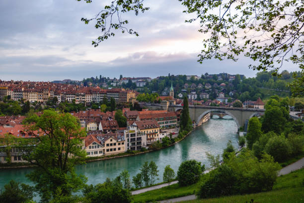 istock Landscape Shot Of Bern With It's Beautiful Architecture 1492716759