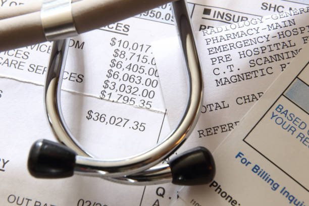 istock Stethoscope On Top Of Medical Bill 1492718676