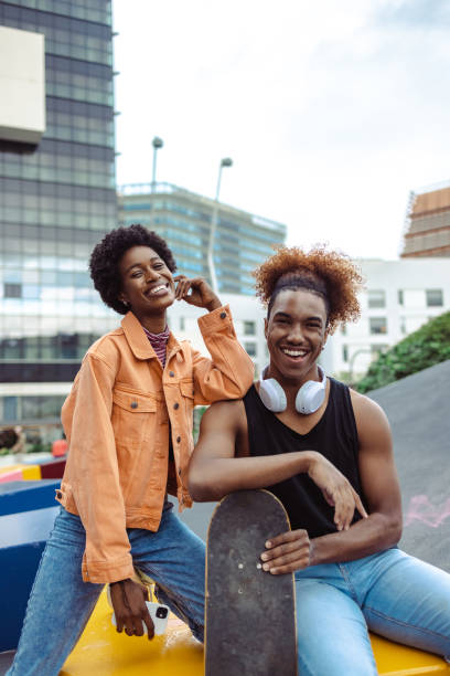 istock Cheerful friends in the city 1492718679