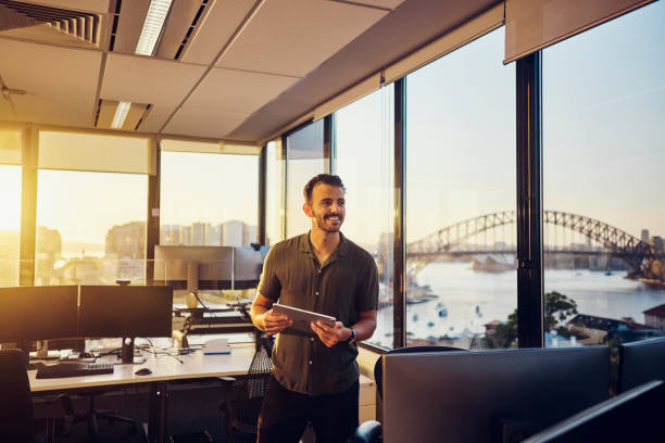 LatinX male working in Australia