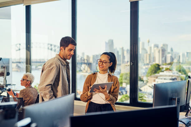 Multicultural Professionals Driving Innovation in Sydney's Office Environment