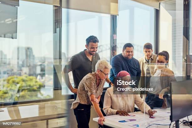 A Multicultural Team Of Professionals Fostering Collaboration And Innovation In Sydney Stock Photo - Download Image Now