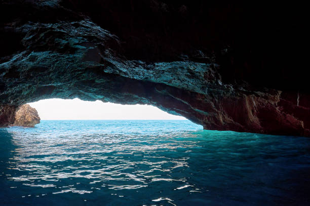 istock Famous Montenegro Blue Cave in the Adriatic sea 1492720304