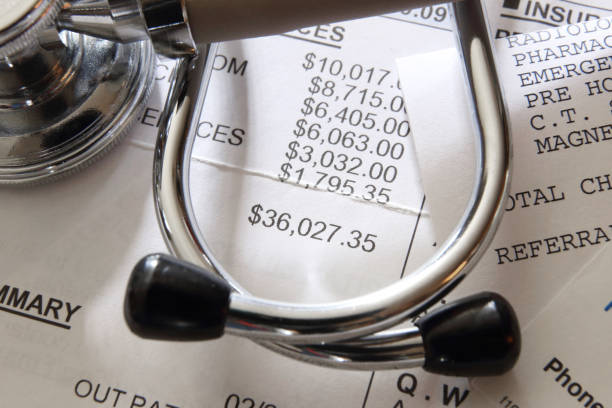 istock Stethoscope On Top Of Medical Bill 1492720945