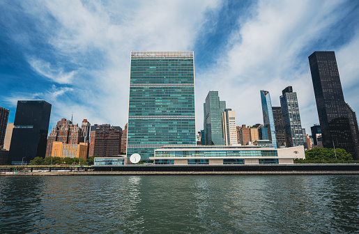 The United Nations Secretariat Building is a skyscraper within the headquarters of the United Nations in the Turtle Bay neighborhood of Manhattan in New York City