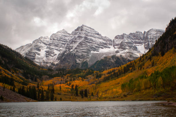 Early Autumn Snow, Maroon Bells, Colorado
