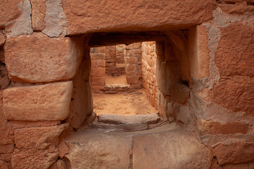 Window and Doorways, Mesa Verde National Park, Colorado, Evening