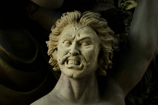 A potrait clay model in kolkata durga puja clay idol airt