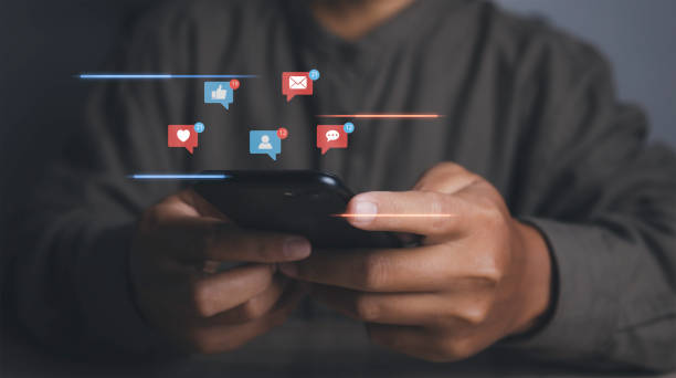 istock Social media and digital online on mobile phone. 1492769250